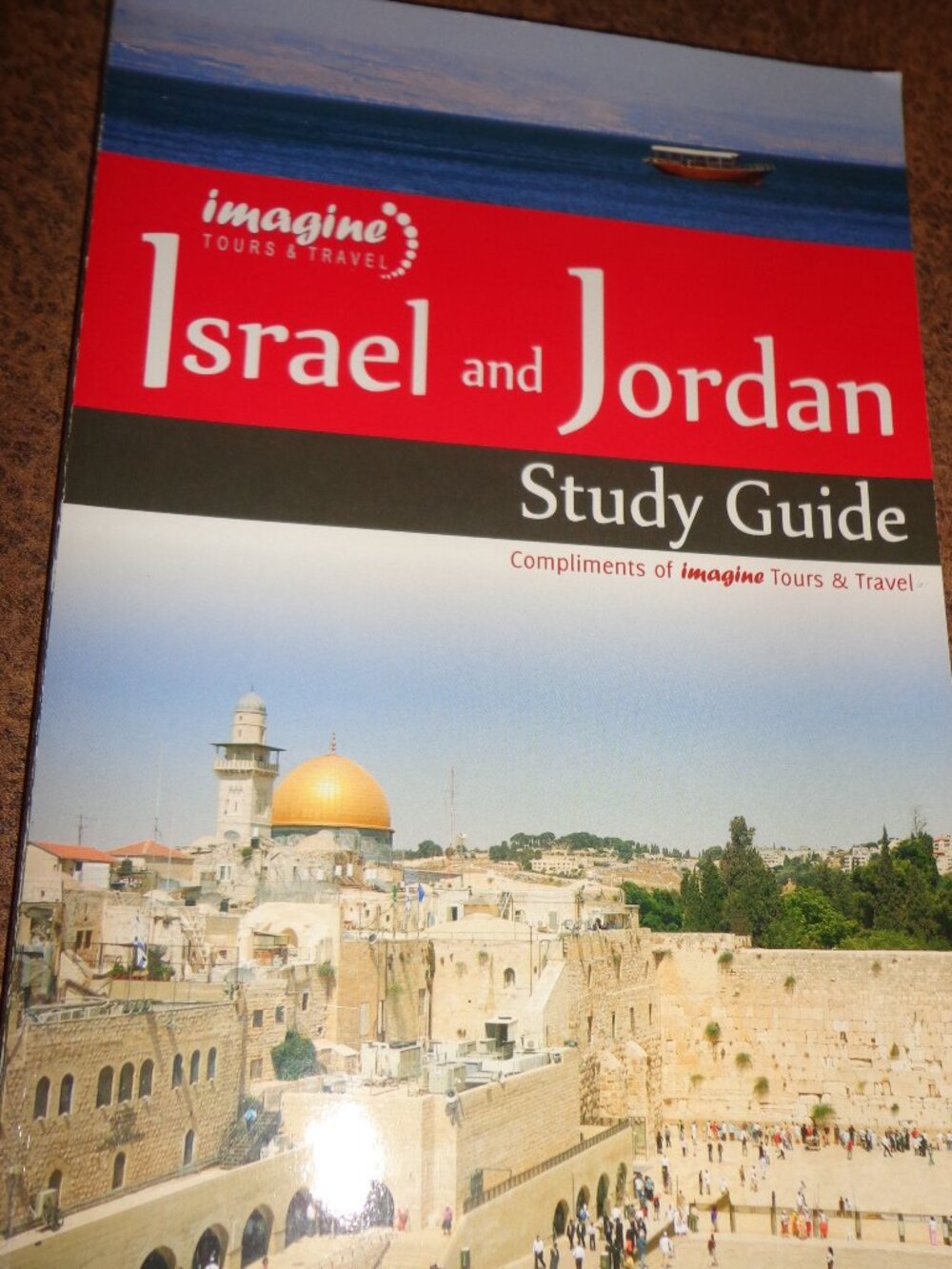 NEW Paperback Book imagine Tours & Travel Israel and Jordan Study Guide